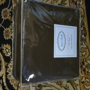 Anna Bella Original 1800 Series Ultra Performance King Sheet Set Eggplant NEW